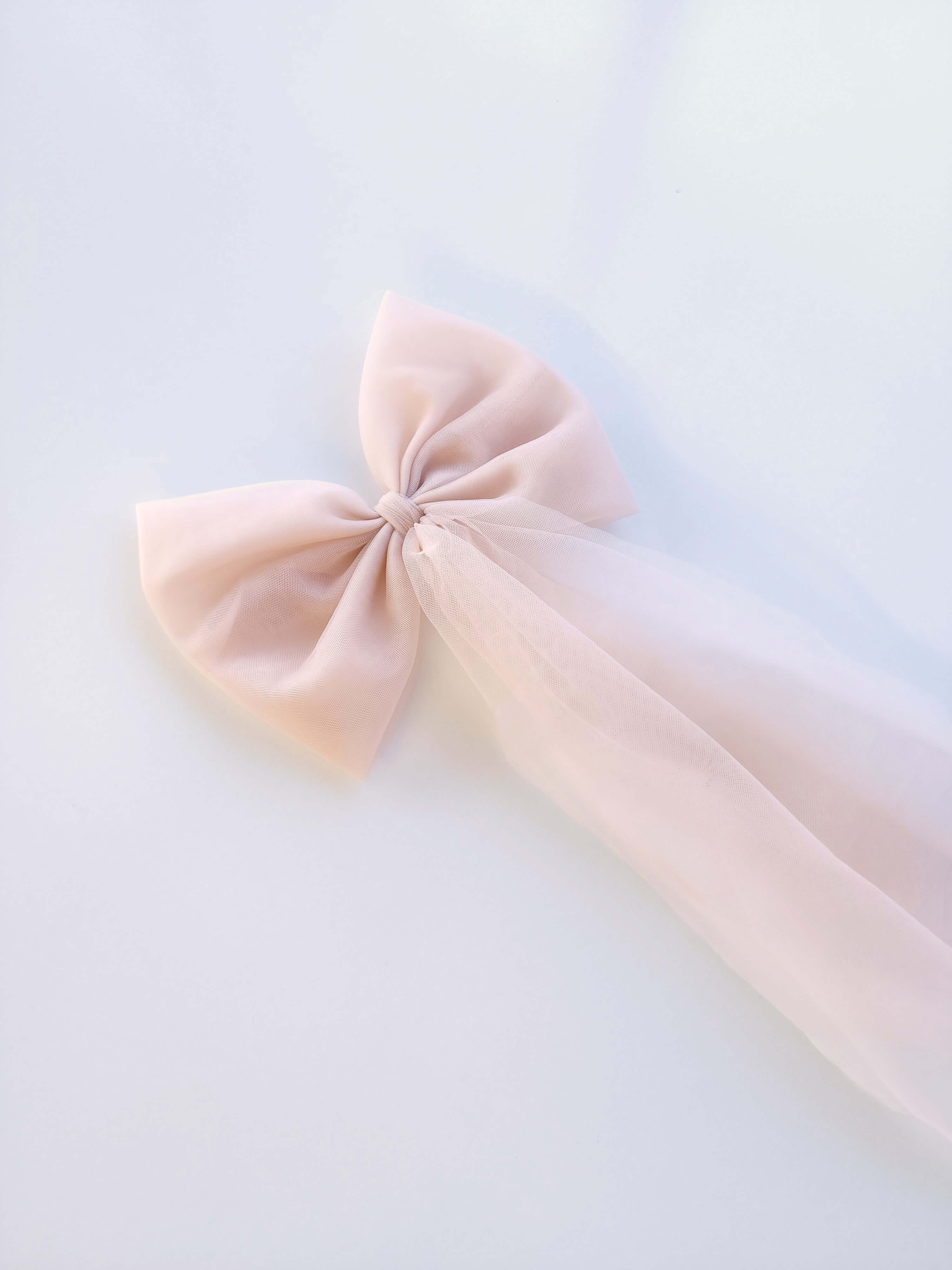 Tulle bows - Champagne