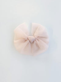 Tulle bows - Champagne