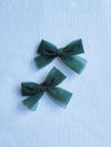 Tulle bows - Emerald