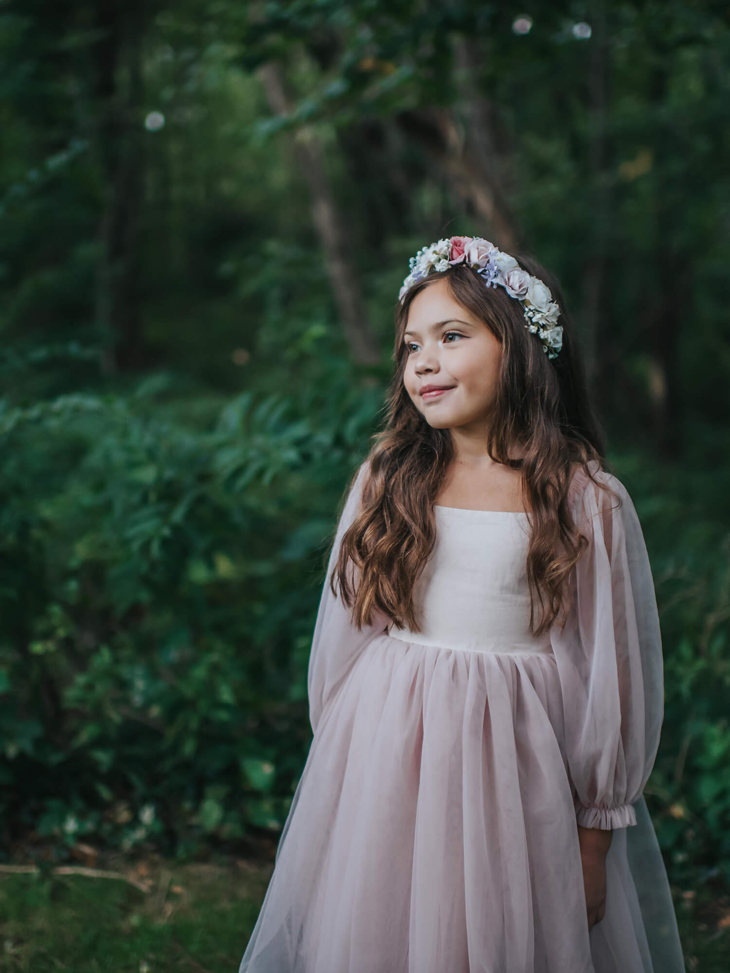 Wren dress - dusty pink