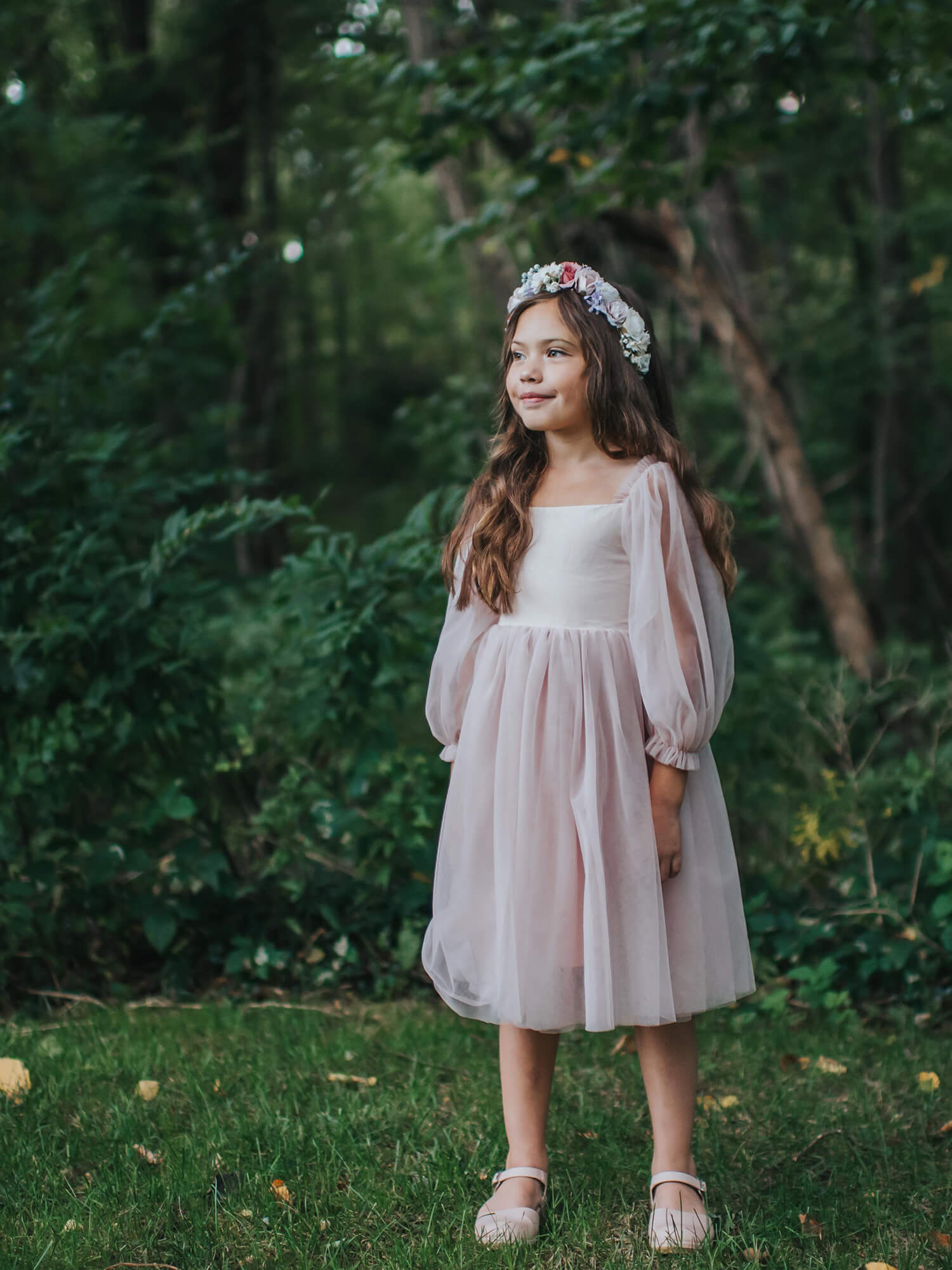 Wren dress - dusty pink