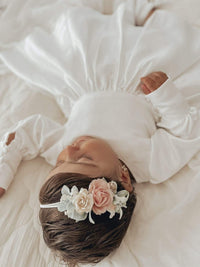 Ella baby floral headband