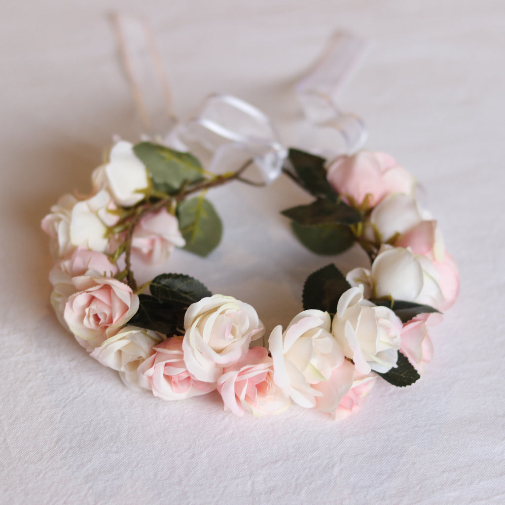 Holly Flower Girl Crown – Think Pink Bows