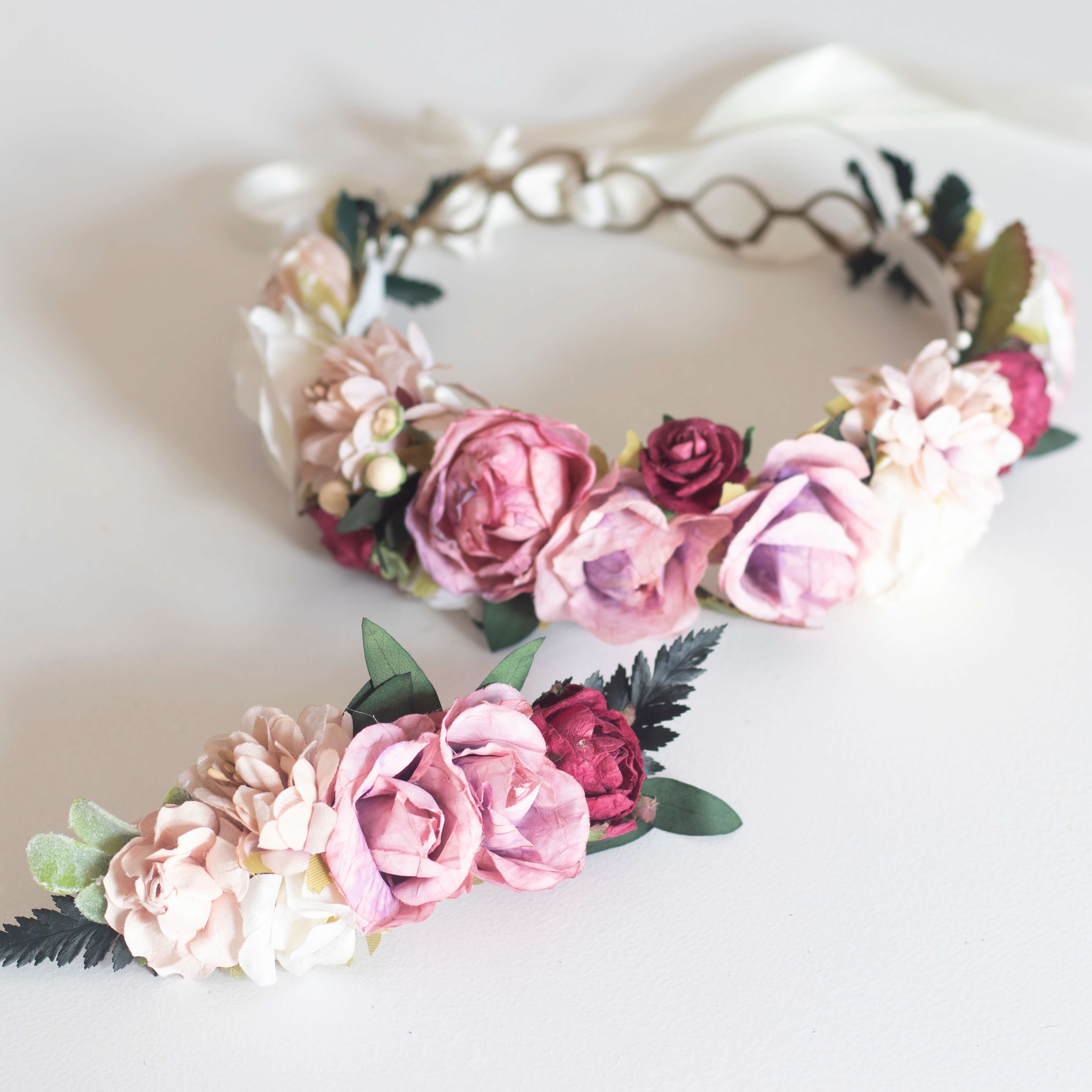 Audrey floral headband