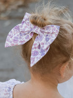Birdie bow - Bluebell - Large