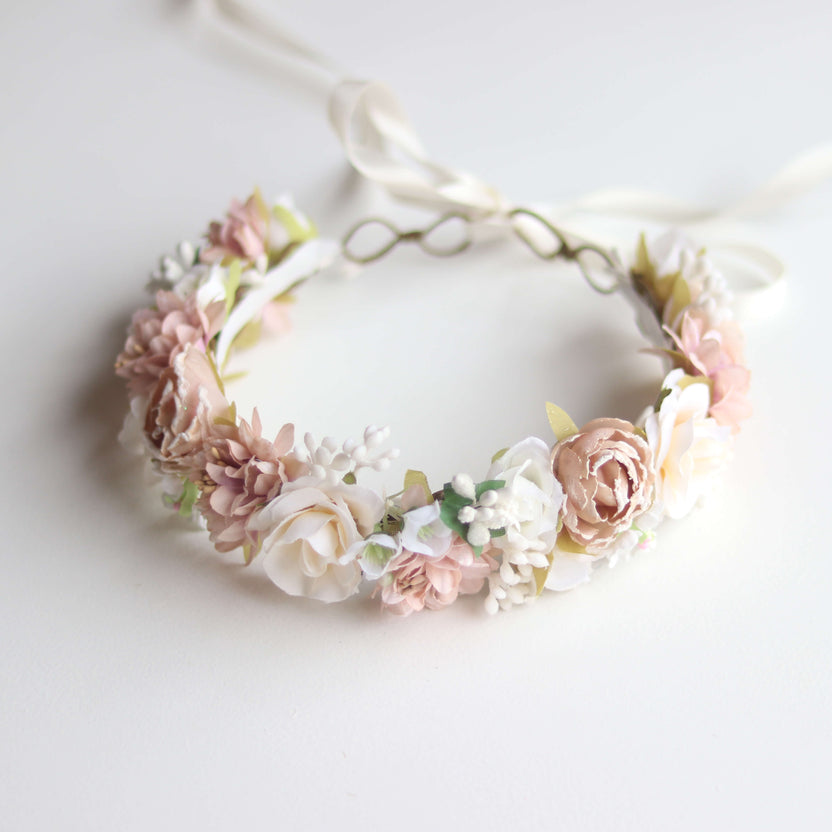 Girls Bryony Flower Crown - Oui Babe