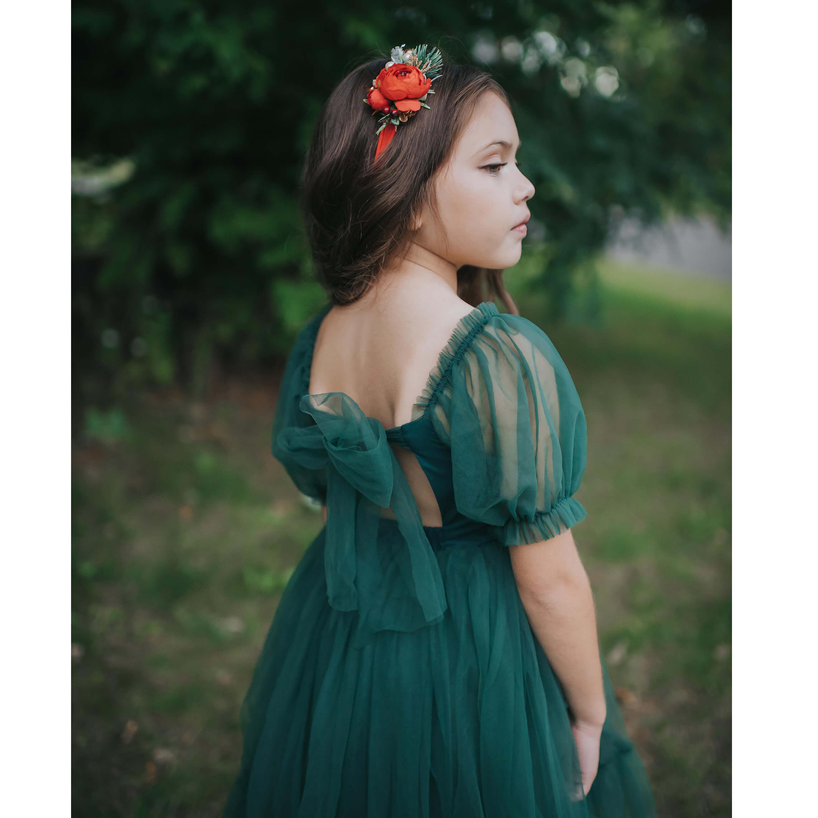 Gabrielle dress - emerald