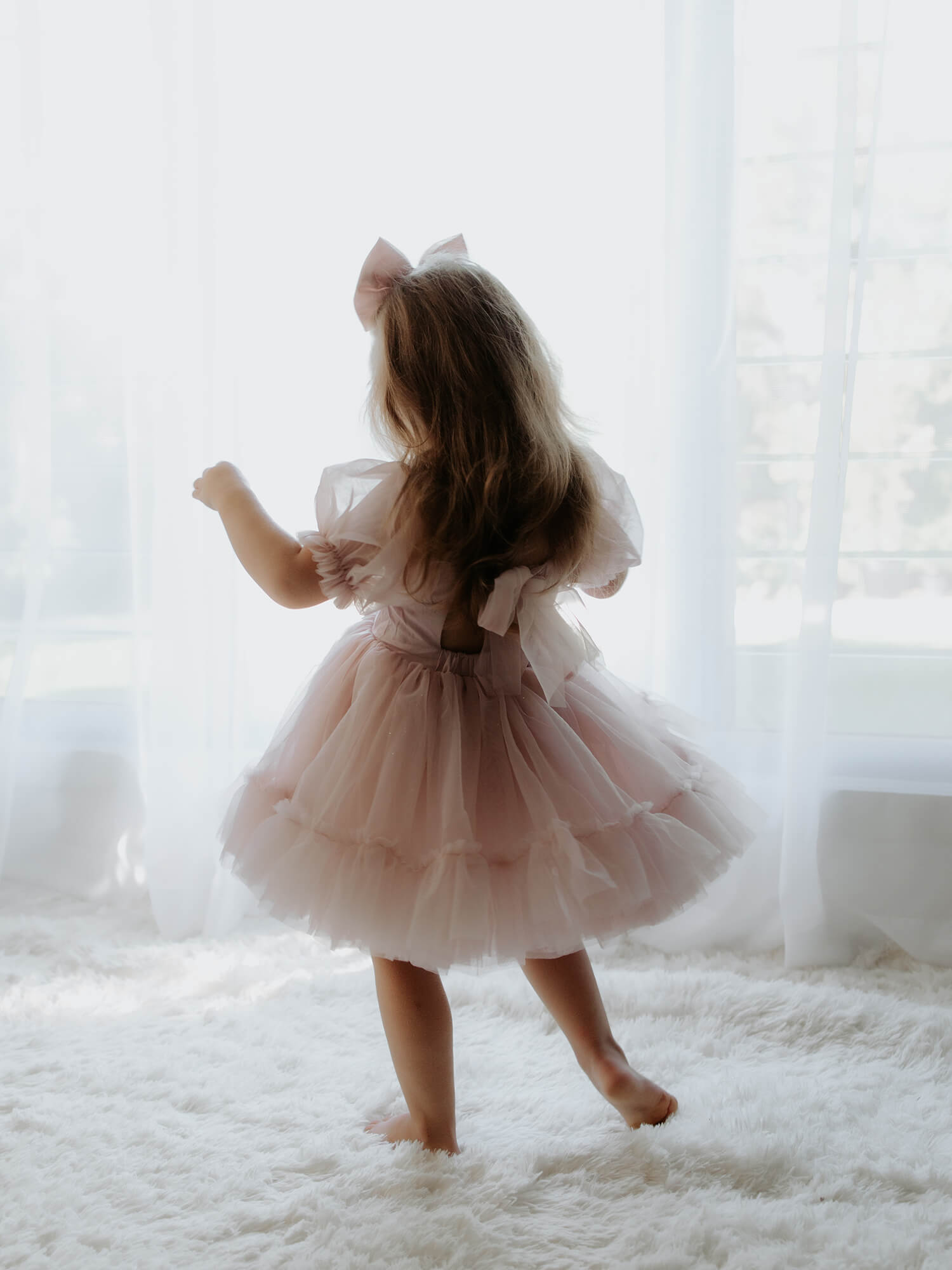 Gabrielle dress - dusty pink