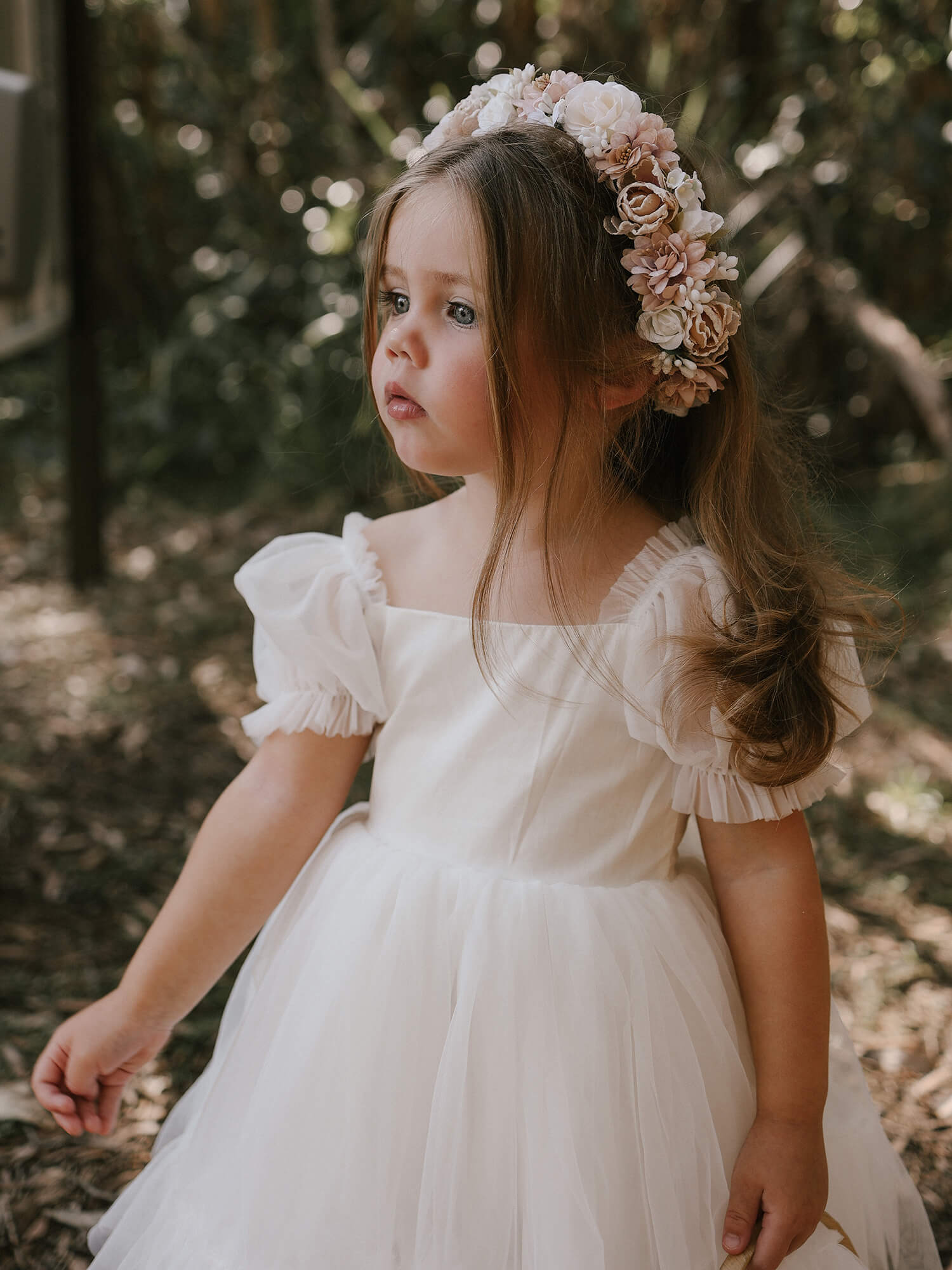 Gabrielle Flower Girl Dress Ivory Oui Babe