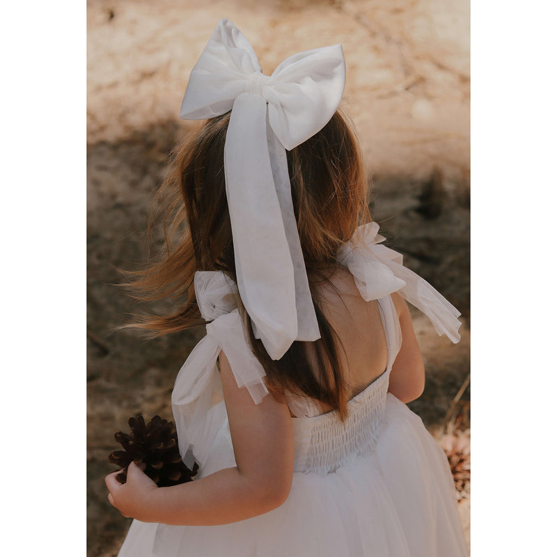 Tulle bows - classic - ivory