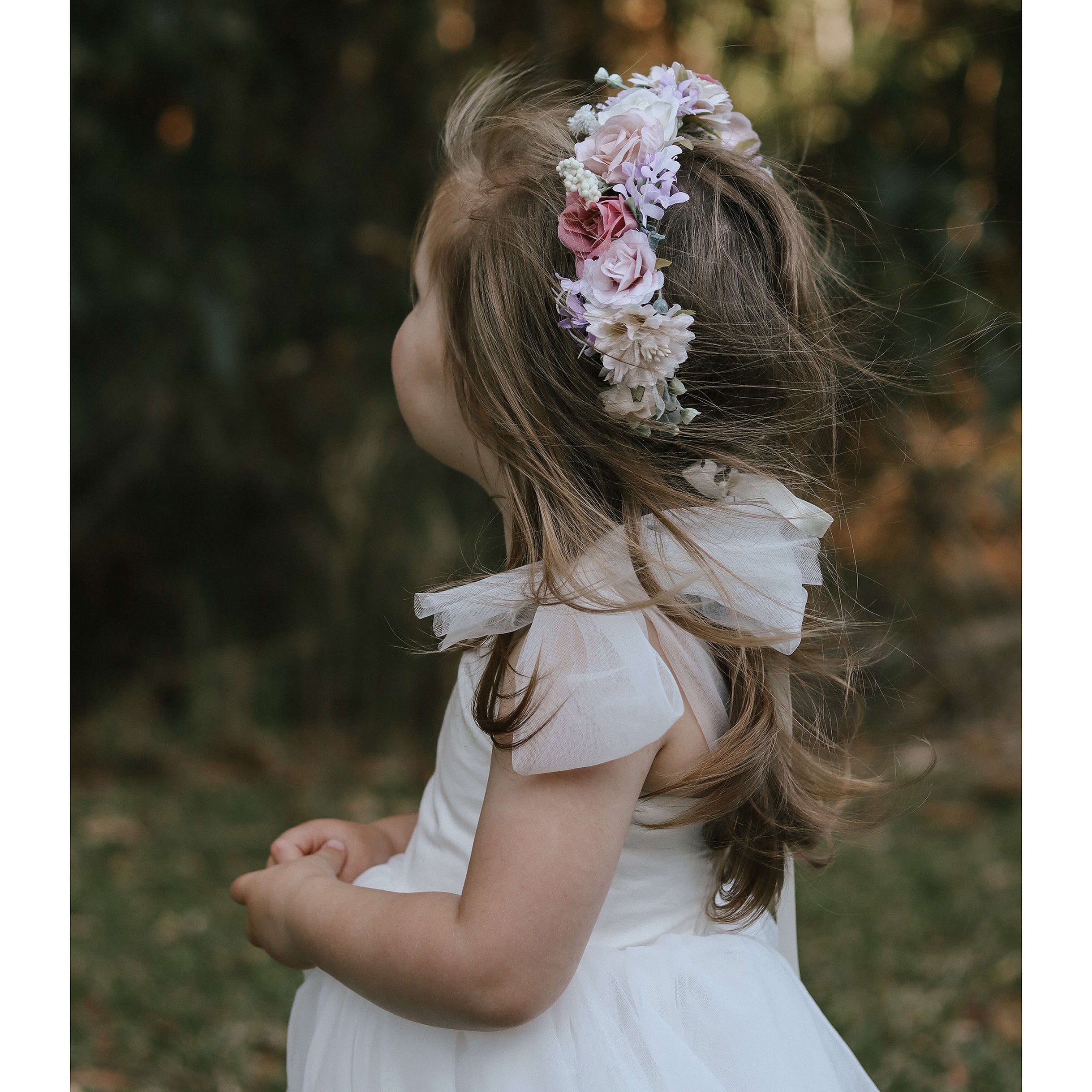 Girls Luna Flower Crown - Oui Babe
