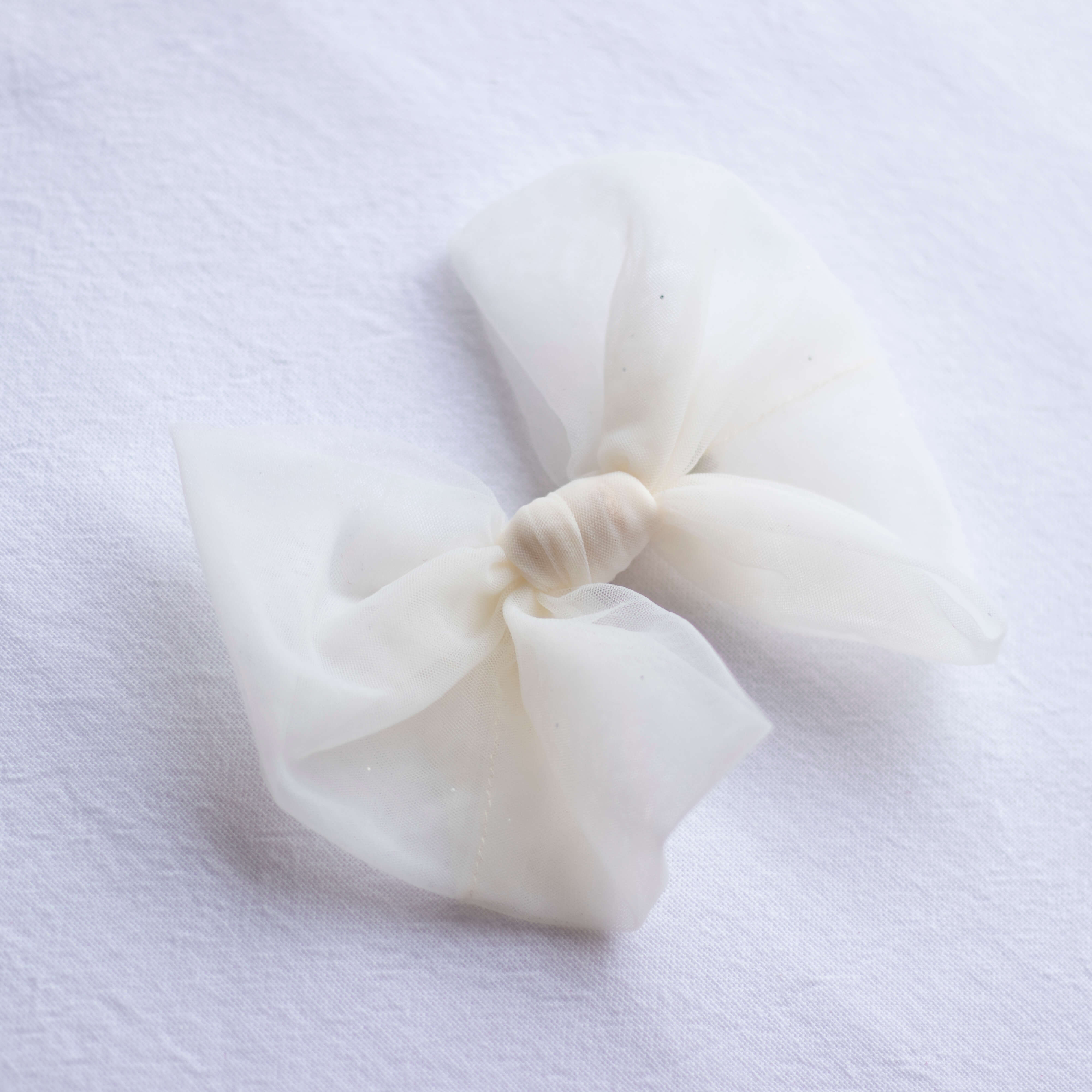 Tulle bows - Cream